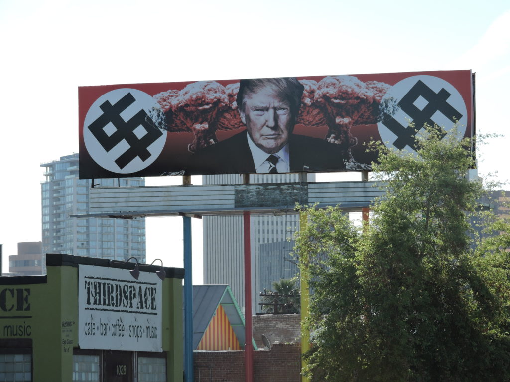 Trump Swastika Billboard in Phoenix AZ