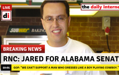 GOP Dropping Roy Moore for Subway’s Jared Fogle in AL Race